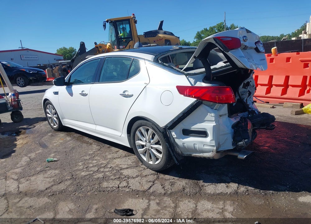 2015 KIA OPTIMA EX VIN: 5XXGN4A76FG375787