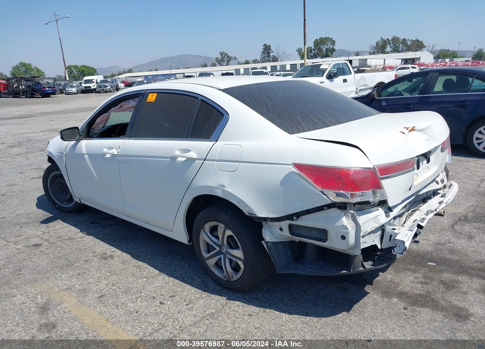 2012 HONDA ACCORD 2.4 LX VIN: 1HGCP2F36CA113862