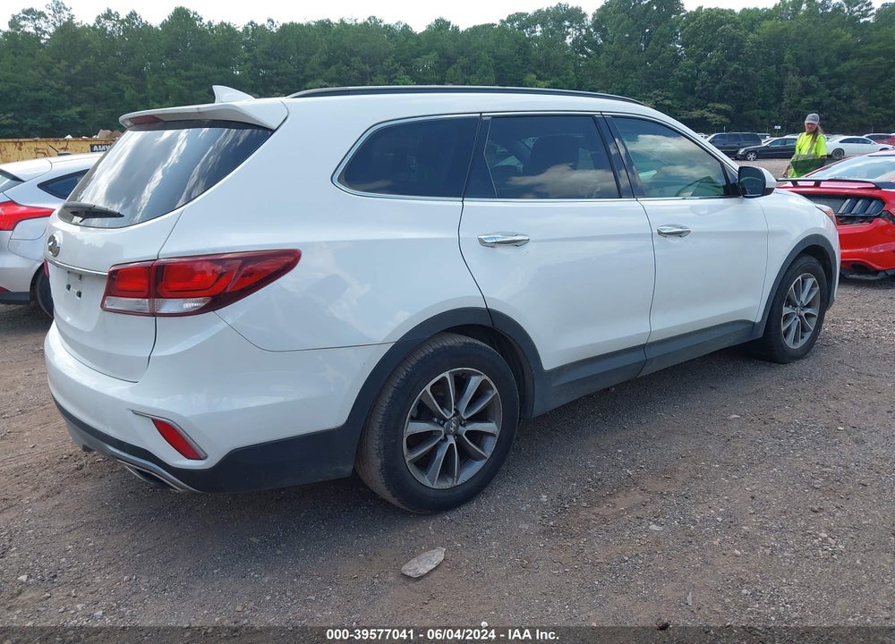 2017 HYUNDAI SANTA FE SE VIN: KM8SM4HF6HU203553