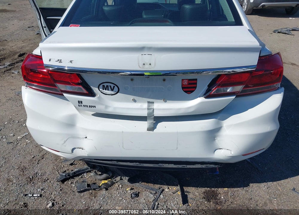 2013 HONDA CIVIC EX-L VIN: 19XFB2F96DE258879