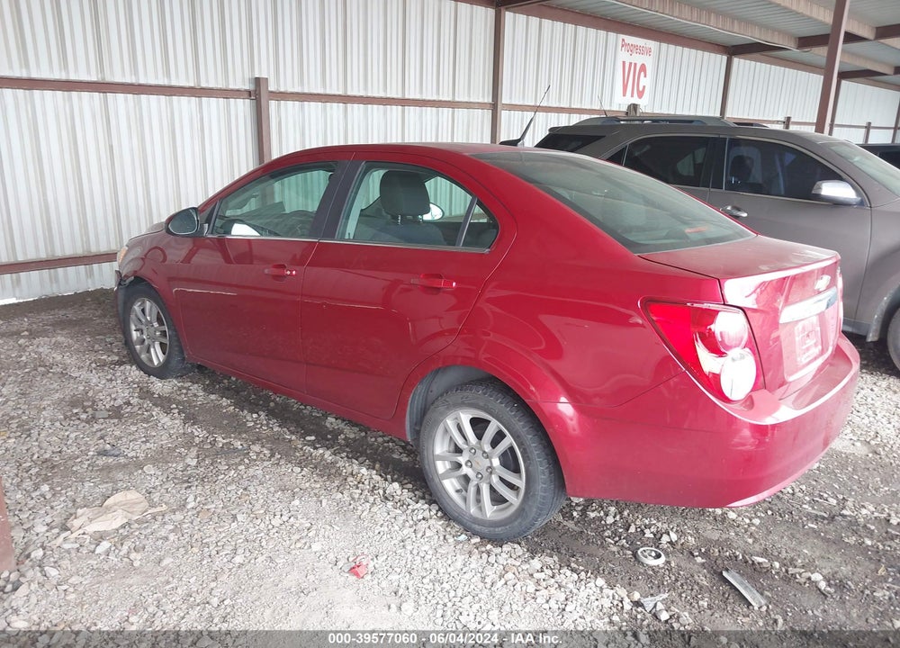 2012 CHEVROLET SONIC 2LT VIN: 1G1JC5SH5C4196129