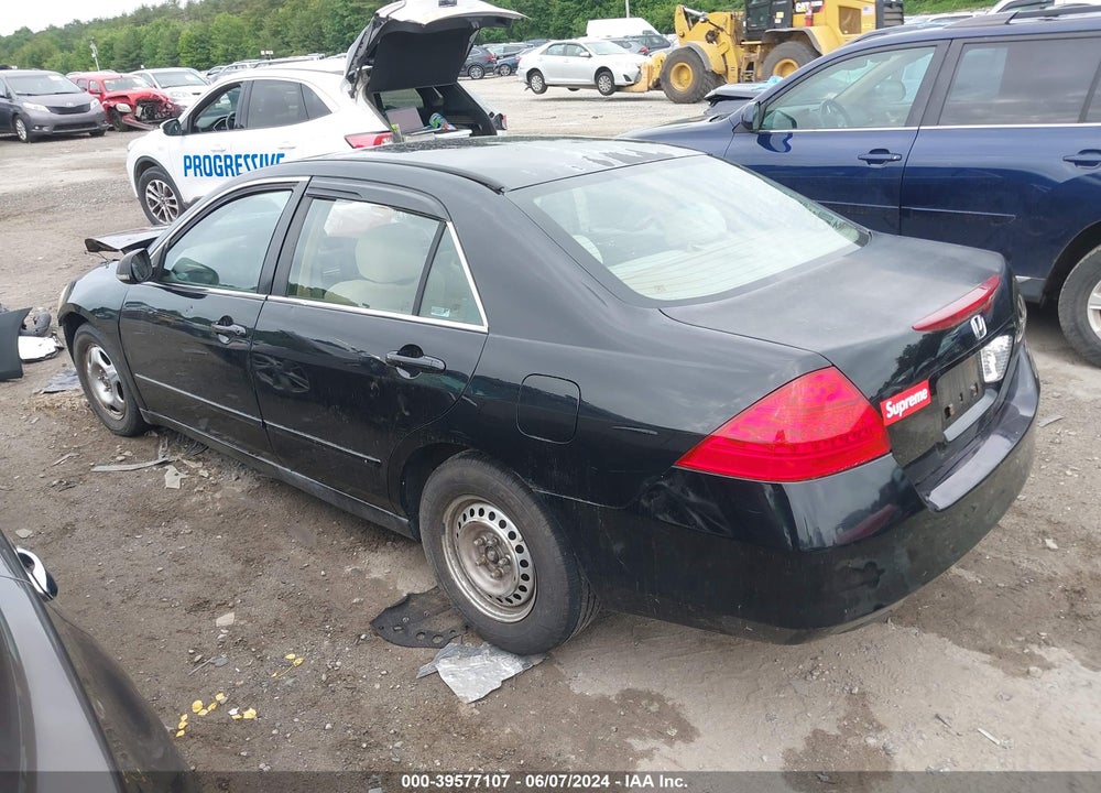 2007 HONDA ACCORD 2.4 LX VIN: 1HGCM56427A160458