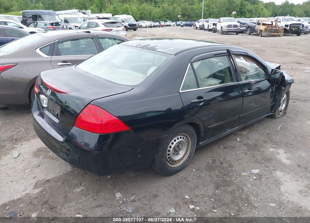2007 HONDA ACCORD 2.4 LX VIN: 1HGCM56427A160458