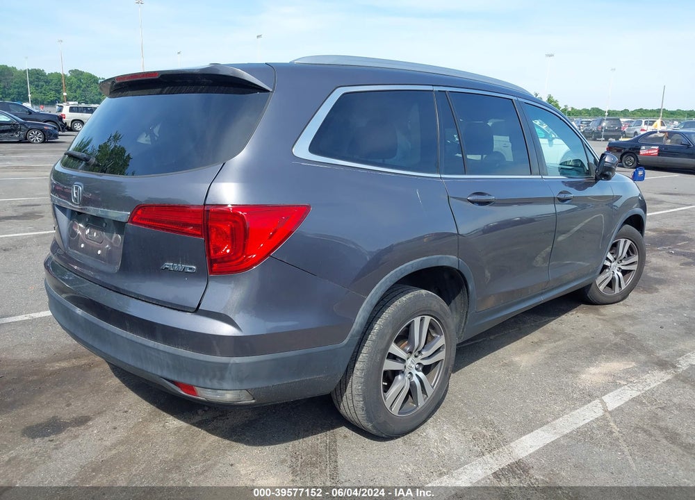 2017 HONDA PILOT EX-L VIN: 5FNYF6H55HB063015