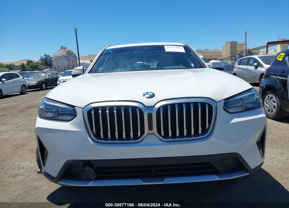 2022 BMW X3 XDRIVE30I VIN: 5UX53DP09N9J98492