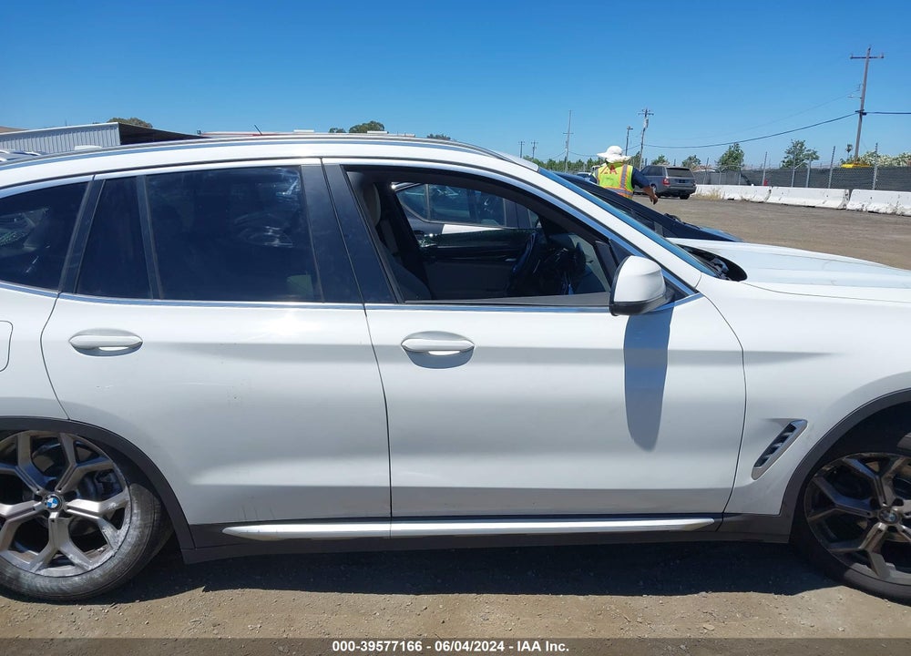 2022 BMW X3 XDRIVE30I VIN: 5UX53DP09N9J98492