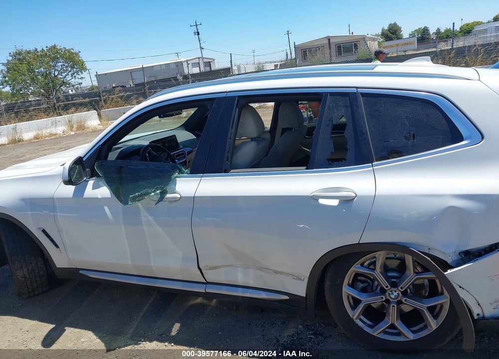 2022 BMW X3 XDRIVE30I VIN: 5UX53DP09N9J98492