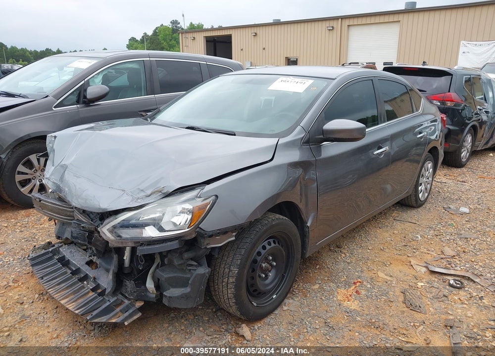 2019 NISSAN SENTRA S VIN: 3N1AB7AP2KY263315