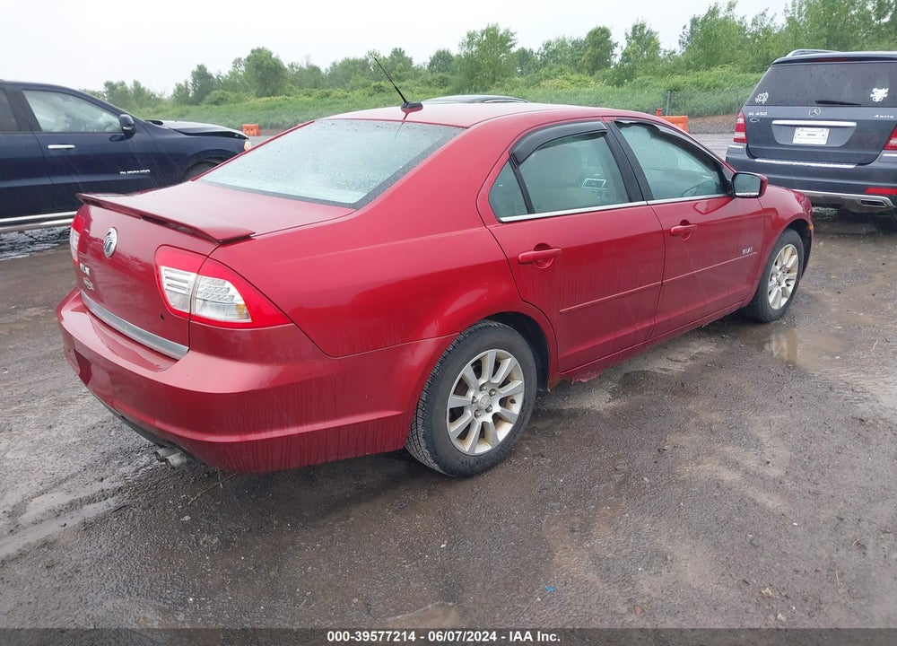 2008 MERCURY MILAN I4 VIN: 3MEHM07Z78R614663