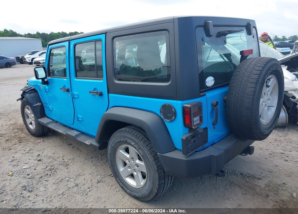 2017 JEEP WRANGLER UNLIMITED SPORT 4X4 VIN: 1C4BJWDG4HL624345