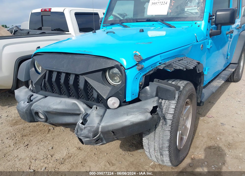 2017 JEEP WRANGLER UNLIMITED SPORT 4X4 VIN: 1C4BJWDG4HL624345