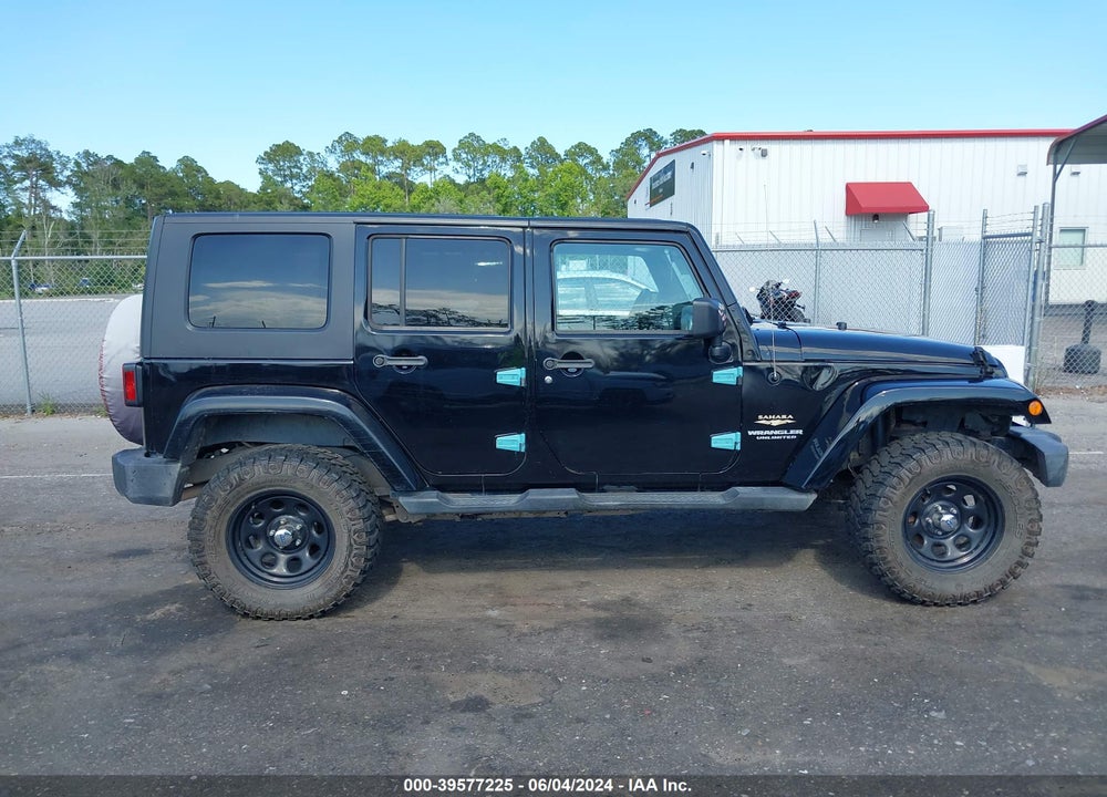 2008 JEEP WRANGLER UNLIMITED SAHARA VIN: 1J8GA59198L639520