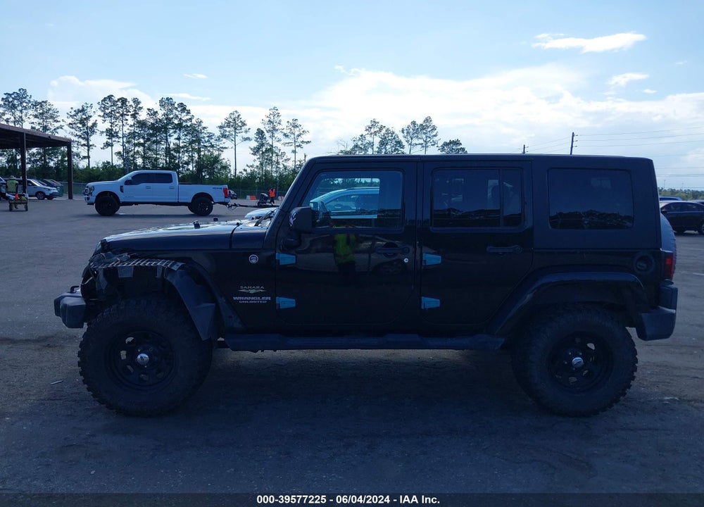 2008 JEEP WRANGLER UNLIMITED SAHARA VIN: 1J8GA59198L639520