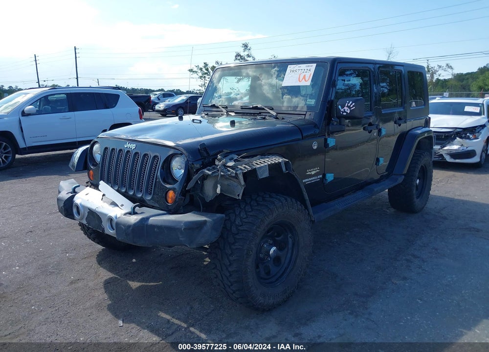 2008 JEEP WRANGLER UNLIMITED SAHARA VIN: 1J8GA59198L639520