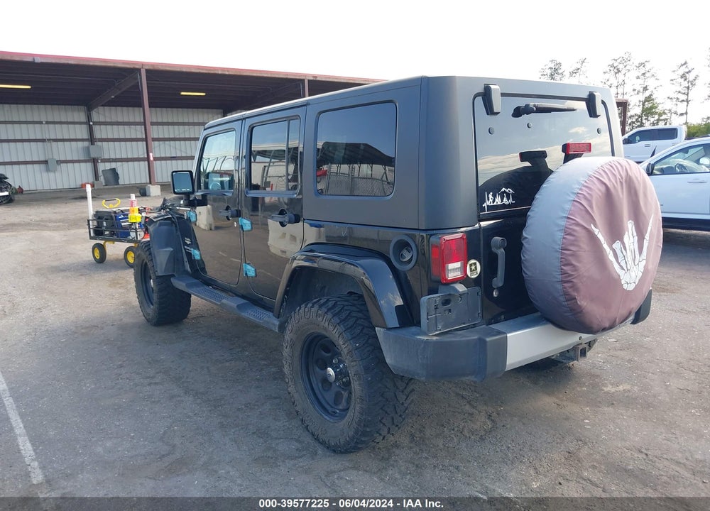 2008 JEEP WRANGLER UNLIMITED SAHARA VIN: 1J8GA59198L639520