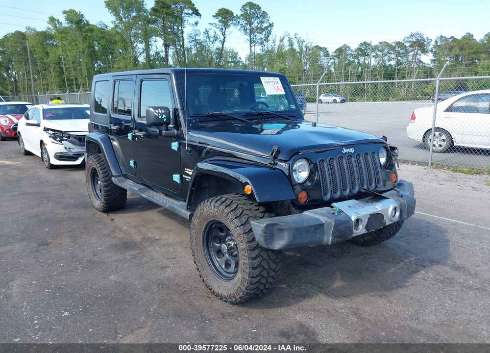 2008 JEEP WRANGLER UNLIMITED SAHARA VIN: 1J8GA59198L639520