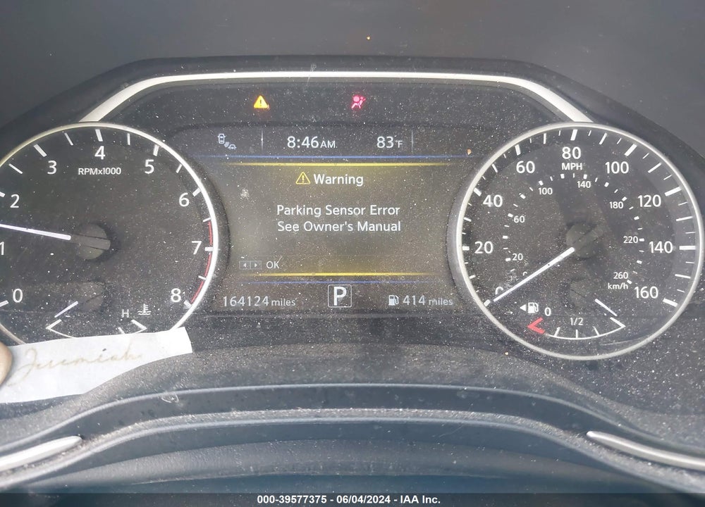 2017 NISSAN MAXIMA 3.5 PLATINUM VIN: 1N4AA6AP8HC363517