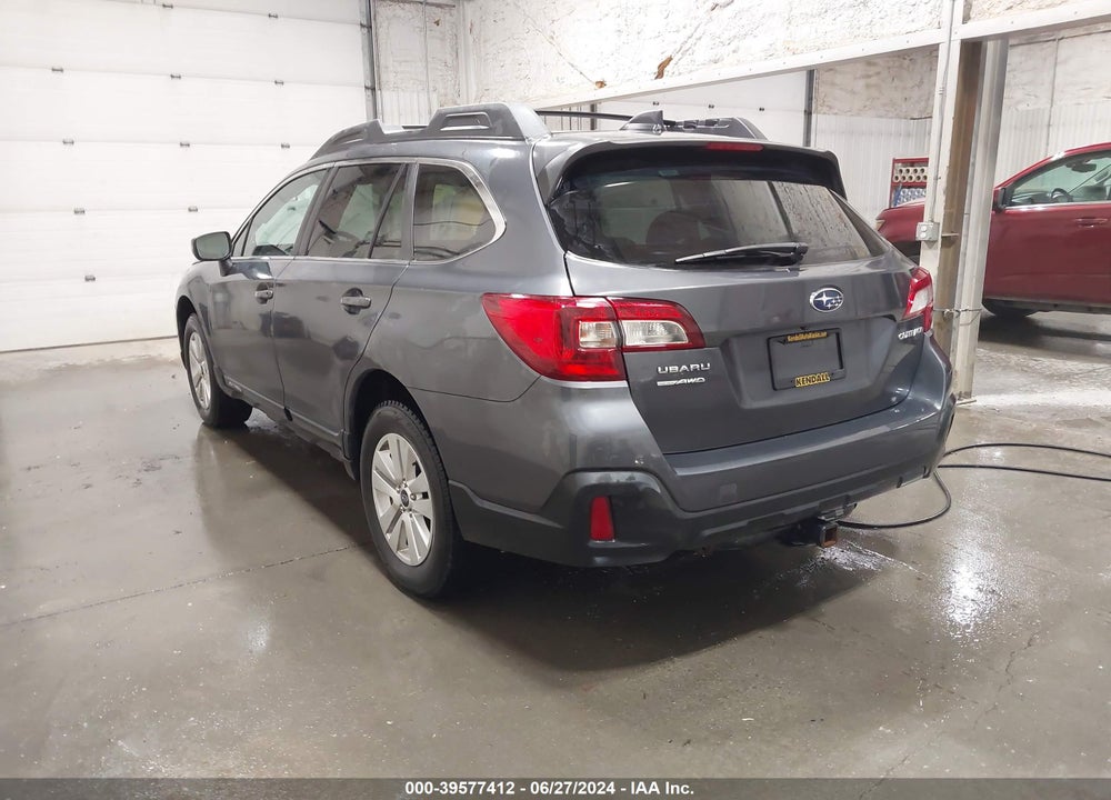 2018 SUBARU OUTBACK 2.5I PREMIUM VIN: 4S4BSAHC8J3356912