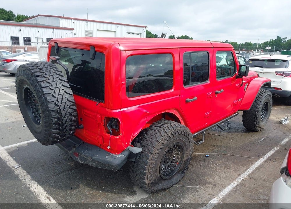 2018 JEEP WRANGLER UNLIMITED RUBICON 4X4 VIN: 1C4HJXFG5JW160631
