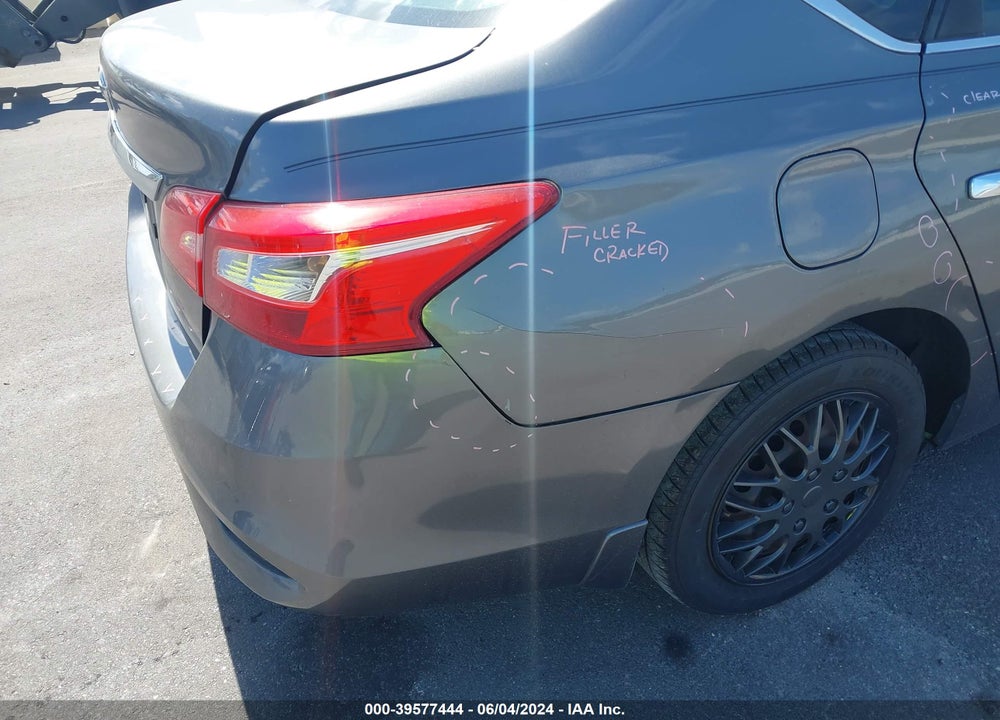 2019 NISSAN SENTRA S VIN: 3N1AB7AP0KY296023