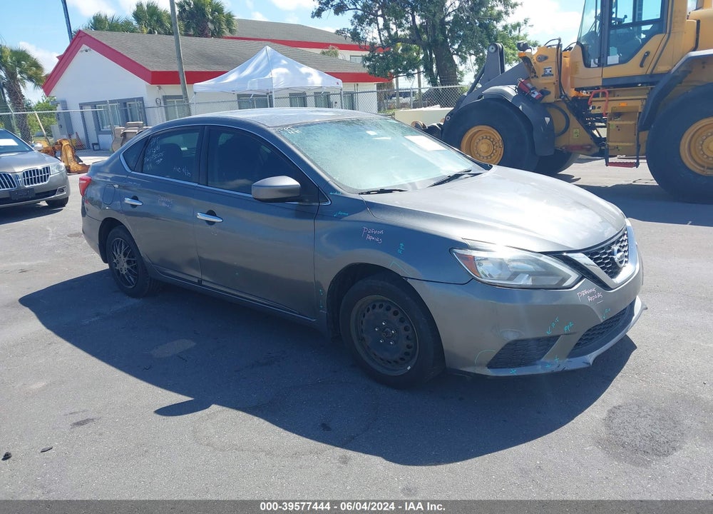 2019 NISSAN SENTRA S VIN: 3N1AB7AP0KY296023