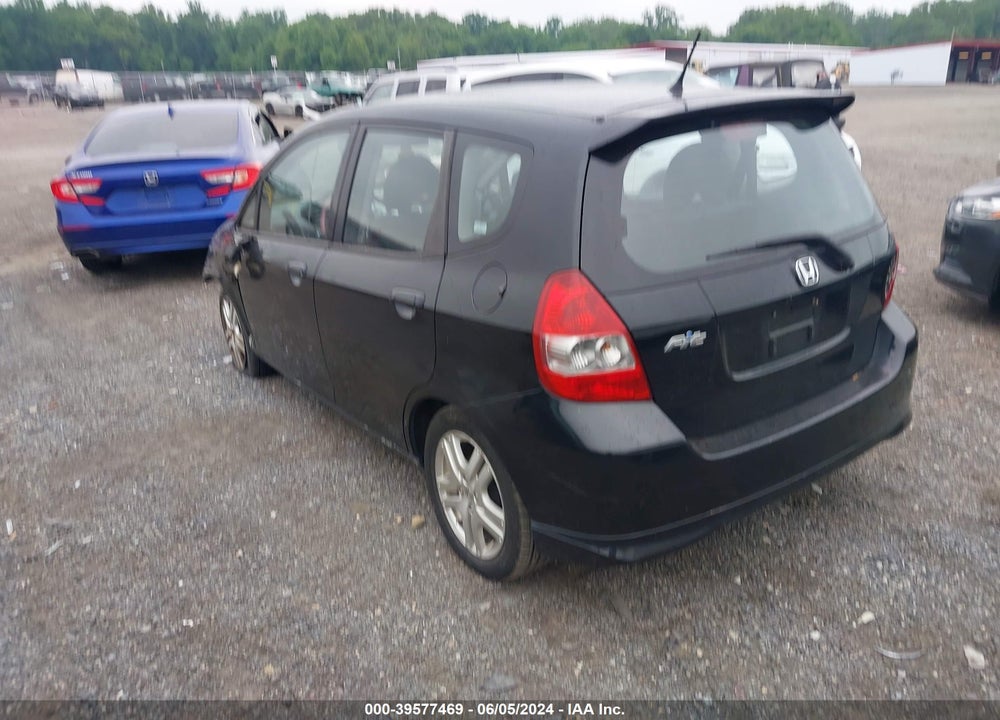 2008 HONDA FIT SPORT VIN: JHMGD386X8S057981