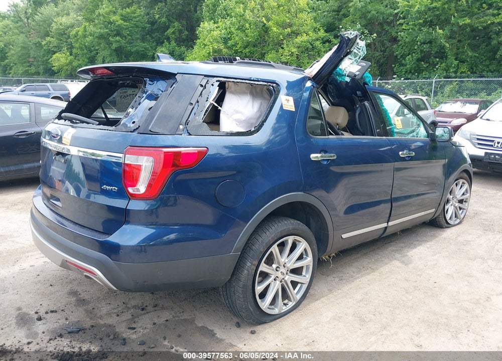 2017 FORD EXPLORER LIMITED VIN: 1FM5K8F83HGA41488