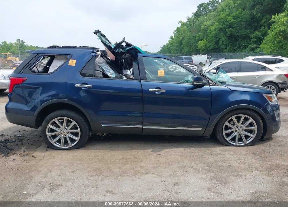 2017 FORD EXPLORER LIMITED VIN: 1FM5K8F83HGA41488
