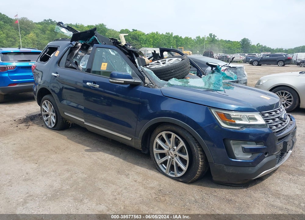 2017 FORD EXPLORER LIMITED VIN: 1FM5K8F83HGA41488