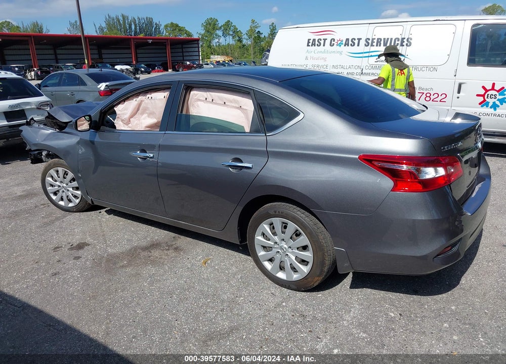 2019 NISSAN SENTRA S VIN: 3N1AB7AP9KY378784