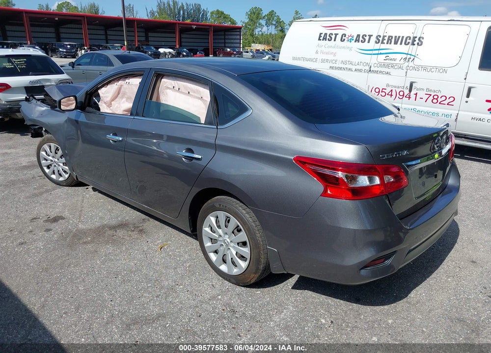 2019 NISSAN SENTRA S VIN: 3N1AB7AP9KY378784