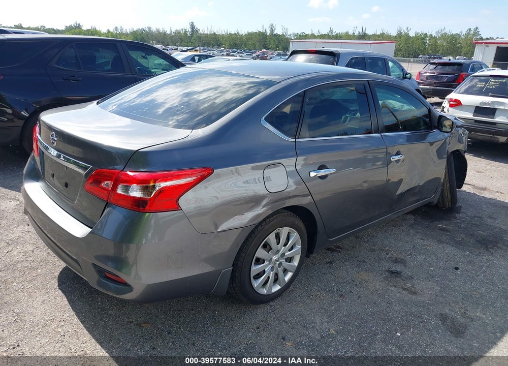 2019 NISSAN SENTRA S VIN: 3N1AB7AP9KY378784
