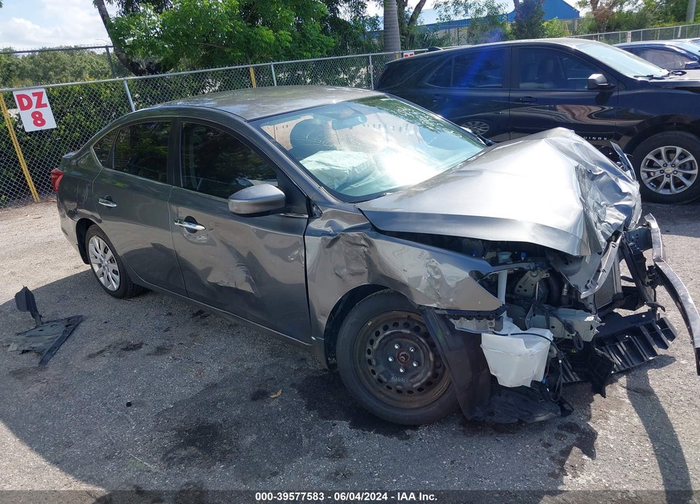 2019 NISSAN SENTRA S VIN: 3N1AB7AP9KY378784