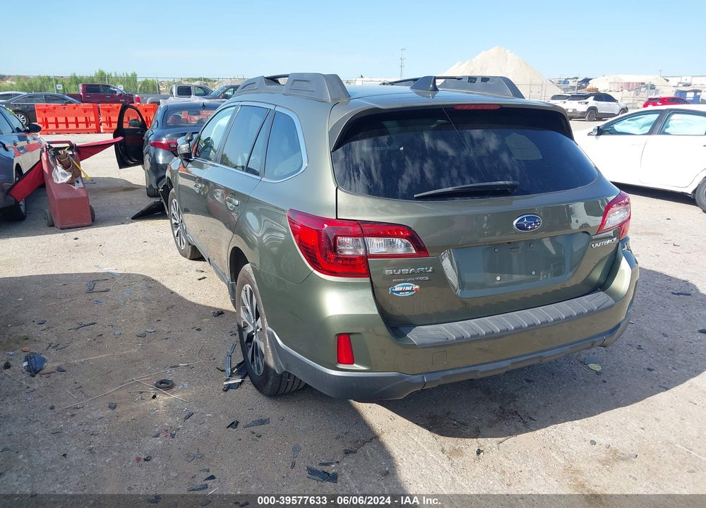 2016 SUBARU OUTBACK 2.5I LIMITED VIN: 4S4BSBJC5G3260518