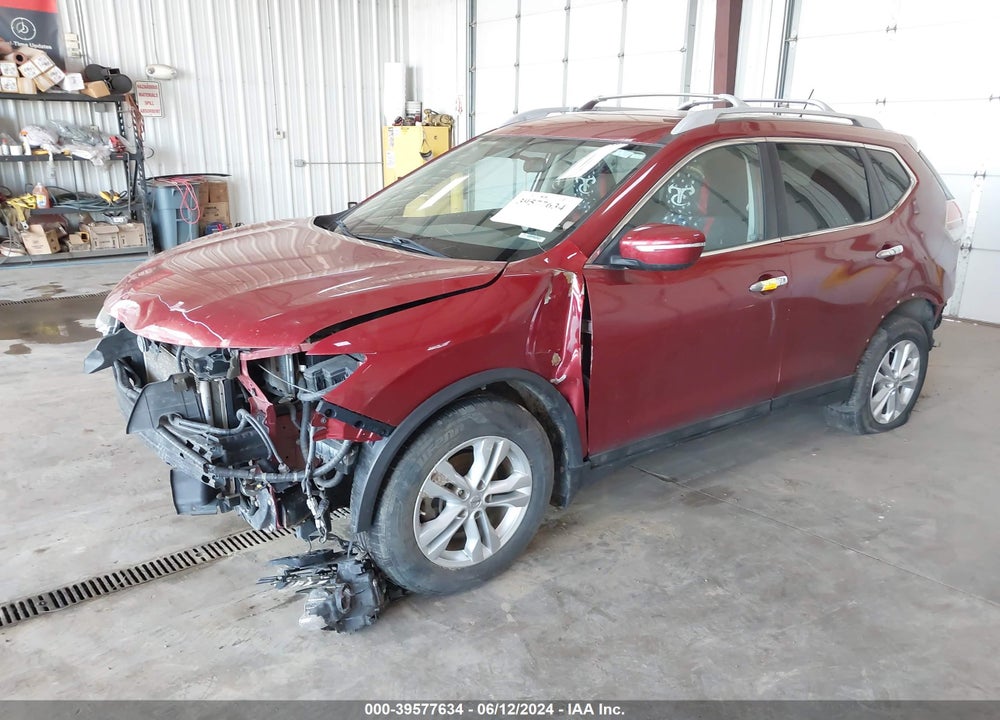 2014 NISSAN ROGUE SV VIN: 5N1AT2MT9EC829422