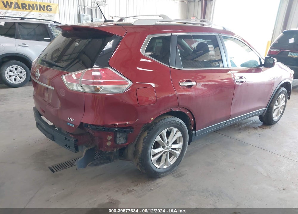 2014 NISSAN ROGUE SV VIN: 5N1AT2MT9EC829422