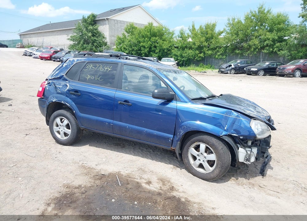2006 HYUNDAI TUCSON GL VIN: KM8JM12B46U359247