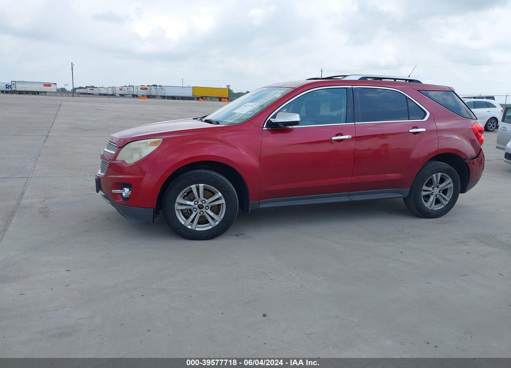 2013 CHEVROLET EQUINOX LTZ VIN: 1GNALFEK2DZ108086