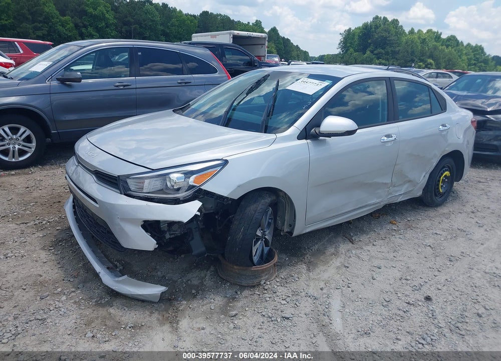 2022 KIA RIO S VIN: 3KPA24AD7NE458365