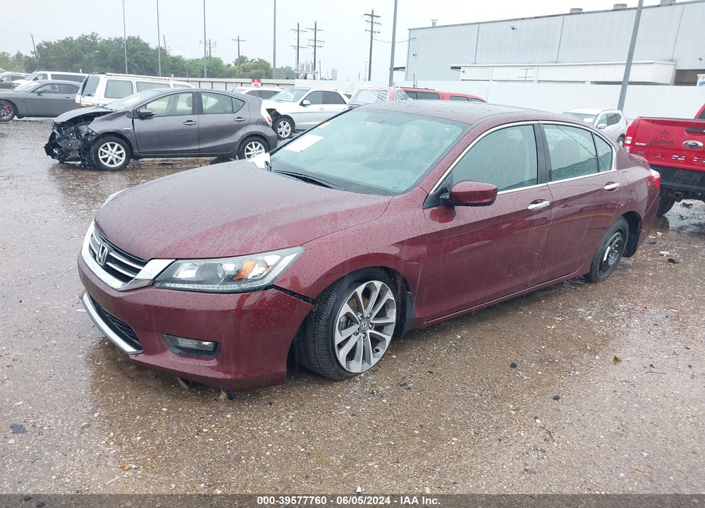 2014 HONDA ACCORD SPORT VIN: 1HGCR2F52EA251865