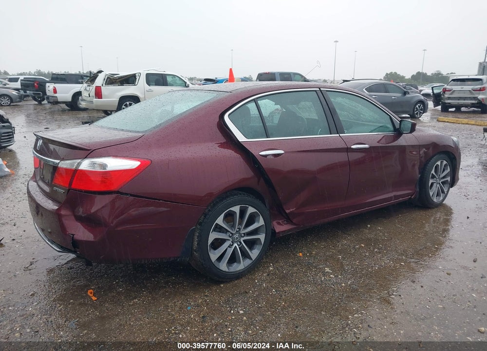 2014 HONDA ACCORD SPORT VIN: 1HGCR2F52EA251865