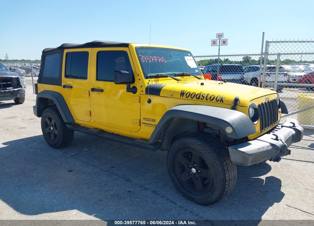 2015 JEEP WRANGLER UNLIMITED SPORT VIN: 1C4BJWDG9FL737592