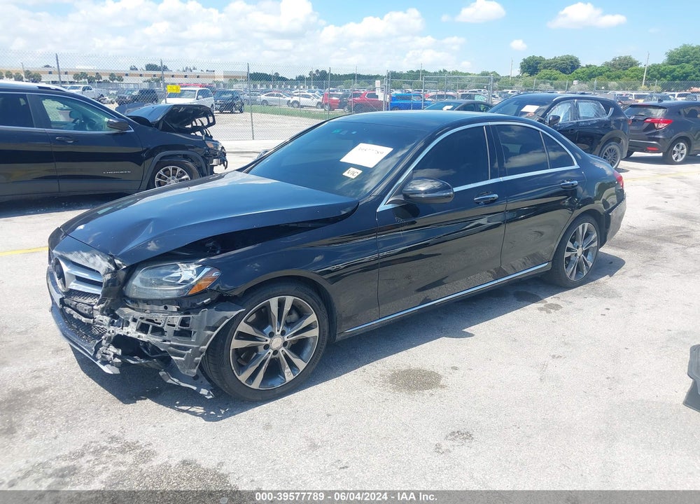 2016 MERCEDES-BENZ C 300 VIN: WDDWF4JB1GR167222