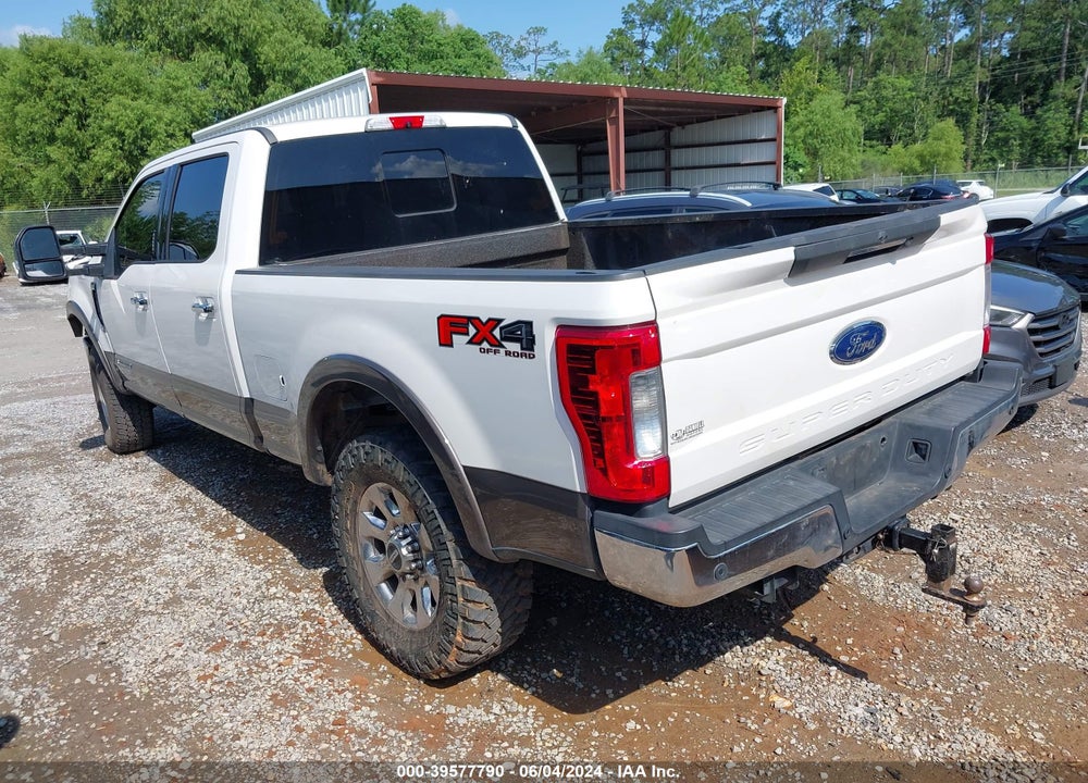 2017 FORD F-250 LARIAT VIN: 1FT7W2BT6HEC96284