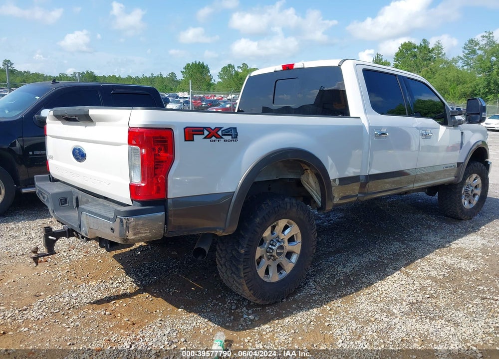 2017 FORD F-250 LARIAT VIN: 1FT7W2BT6HEC96284