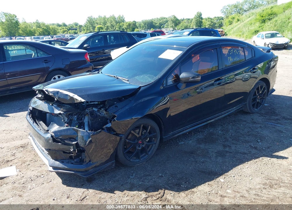 2022 SUBARU IMPREZA SPORT VIN: 4S3GKAM62N3606354