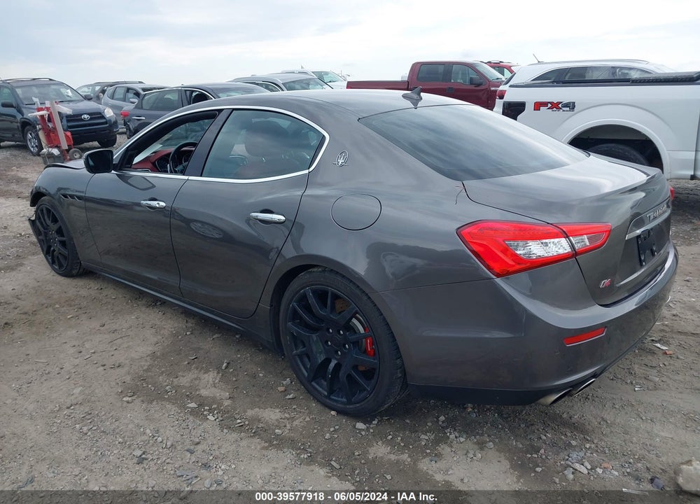 2015 MASERATI GHIBLI S Q4 VIN: ZAM57RTA2F1136722