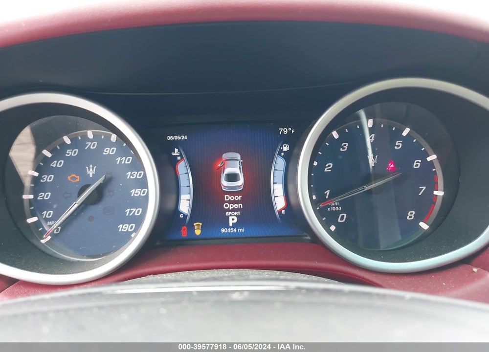 2015 MASERATI GHIBLI S Q4 VIN: ZAM57RTA2F1136722