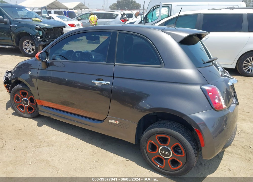 2017 FIAT 500E BATTERY ELECTRIC VIN: 3C3CFFGE5HT580090
