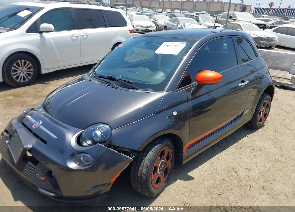 2017 FIAT 500E BATTERY ELECTRIC VIN: 3C3CFFGE5HT580090